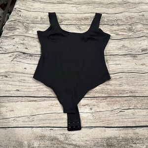 NWT Pinsy Black Signature Tank Shapesuit Thong Bodysuit Size XL